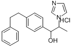 BENZYL ALCOHOL, alpha-(1-(1-IMIDAZOLYL)ETHYL)-4-PHENETHYL-, HYDROCHLOR IDE Struktur