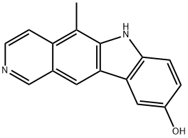 5-Methyl-6H-pyrido(4,3-b)carbazol-9-ol Struktur