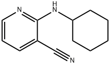 2-(Cyclohexylamino)nicotinonitrile Struktur