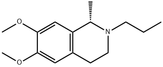 (S)-1,2,3,4-Tetrahydro-6,7-dimethoxy-1-methyl-2-propylisoquinoline Struktur