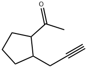 Ethanone, 1-[2-(2-propynyl)cyclopentyl]- (9CI) Struktur