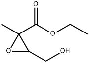 Oxiranecarboxylic acid, 3-(hydroxymethyl)-2-methyl-, ethyl ester (9CI) Struktur