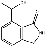 7-(1-hydroxyethyl)isoindolin-1-one Struktur