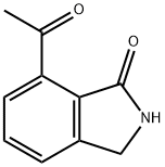 7-ACETYL-2,3-DIHYDRO-ISOINDOL-1-ONE Struktur