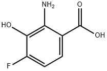 4-fluoro-3-hydroxyanthranilic acid Struktur