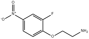 Ethanamine, 2-(2-fluoro-4-nitrophenoxy)- (9CI) Struktur