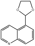 Quinoline, 5-(1,3-dioxolan-2-yl)- (9CI) Struktur