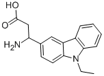 3-AMINO-3-(9-ETHYL-9H-CARBAZOL-3-YL)-PROPIONIC ACID Struktur