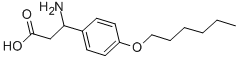 3-AMINO-3-(4-HEXYLOXY-PHENYL)-PROPIONIC ACID Struktur