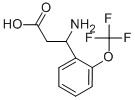 3-AMINO-3-(2-TRIFLUOROMETHOXY-PHENYL)-PROPIONIC ACID Struktur