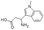 3-AMINO-3-(1-METHYL-INDOL-3-YL)-PROPIONIC ACID Struktur