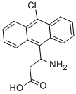 3-AMINO-3-(10-CHLORO-ANTHRACEN-9-YL)-PROPIONIC ACID Struktur