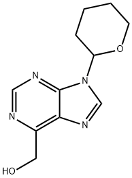 9-(TETRAHYDRO-2H-PYRAN-2-YL)-9H-PURINE-6-METHANOL Struktur