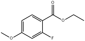 2-FLUORO-4-METHOXYBENZOIC ACID ETHYL ESTER Struktur