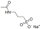 sodium 3-(acetylamino)propanesulphonate Struktur