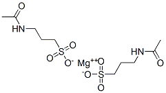 magnesium(2+) 3-(acetylamino)propanesulphonate Struktur