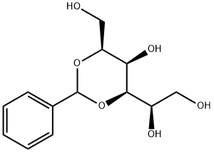 2,4-O-BENZYLIDENE-D-GLUCITOL Struktur