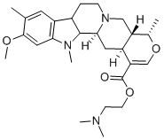 2-Dimethylaminoethyl-1,10-dimethyl-2,7-dihydrotetraphyllinate Struktur