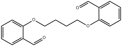 2,2’-(1,4-Butanediyldioxy)bisbenzaldehyde Struktur