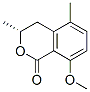 (R)-3,4-Dihydro-8-methoxy-3,5-dimethylisocoumarin Struktur