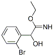 Benzeneethanimidic  acid,  2-bromo--alpha--hydroxy-,  ethyl  ester  (9CI) Struktur