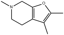 Furo[2,3-c]pyridine, 4,5,6,7-tetrahydro-2,3,6-trimethyl- (9CI) Struktur