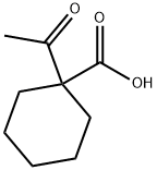 Cyclohexanecarboxylic acid, 1-acetyl- (9CI) Struktur