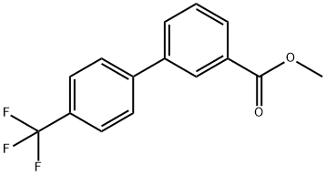 [1,1'-Biphenyl]-3-carboxylic acid, 4'-(trifluoroMethyl)-, Methyl ester Struktur