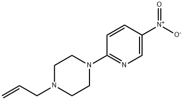 1-Allyl-4-(5-nitropyridin-2-yl)piperazine Struktur