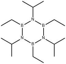 2,4,6-Triethyl-1,3,5-triisopropylborazine Struktur