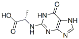 Alanine,  N-(6,7-dihydro-6-oxo-1H-purin-2-yl)-  (9CI) Struktur