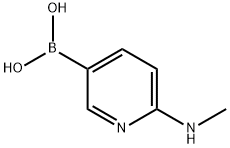 6-(METHYLAMINO)-3-PYRIDINYL BORONIC ACID Struktur