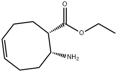 4-Cyclooctene-1-carboxylicacid,8-amino-,ethylester,(1S,8R)-(9CI) Struktur