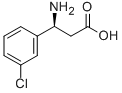 (S)-3-(3-CHLOROPHENYL)-BETA-ALANINE
 Struktur