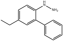 Hydrazine, (5-ethyl[1,1-biphenyl]-2-yl)- (9CI) Struktur