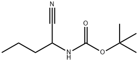 Carbamic acid, (1-cyanobutyl)-, 1,1-dimethylethyl ester (9CI) Struktur