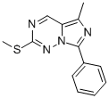 5-Methyl-2-(methylthio)-7-phenylimidazo[5,1-f][1,2,4]triazine Struktur