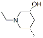 3-Piperidinol,1-ethyl-5-methyl-,cis-(9CI) Struktur