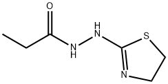 Propanoic  acid,  2-(4,5-dihydro-2-thiazolyl)hydrazide Struktur