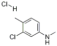 3-Chloro-N,4-dimethylaniline, HCl Struktur