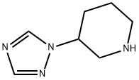 Piperidine, 3-(1H-1,2,4-triazol-1-yl)- (9CI) Struktur