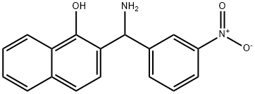 2-[AMINO-(3-NITRO-PHENYL)-METHYL]-NAPHTHALEN-1-OL Struktur