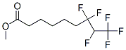 7,7,8,9,9,9-Hexafluorononanoic acid methyl ester Struktur