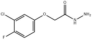 2-(3-CHLORO-4-FLUOROPHENOXY)ACETOHYDRAZIDE Struktur