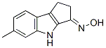 Cyclopent[b]indol-3(2H)-one, 1,4-dihydro-6-methyl-, oxime (9CI) Struktur