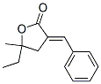 2(3H)-Furanone,5-ethyldihydro-5-methyl-3-(phenylmethylene)-,(3E)-(9CI) Struktur