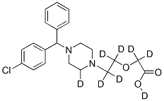 CETIRIZINE-D8 Struktur