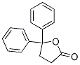 5,5-Diphenyltetrahydrofuran-2-one Struktur