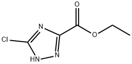 5-CHLORO-1H-1,2,4-TRIAZOLE-3-CARBOXYLIC ACID ETHYL ESTER Struktur