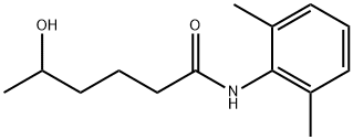 5-hydroxyhexano-2',6'-xylidide Struktur